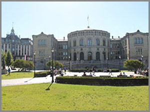 Palazzo del sovrano ad Oslo